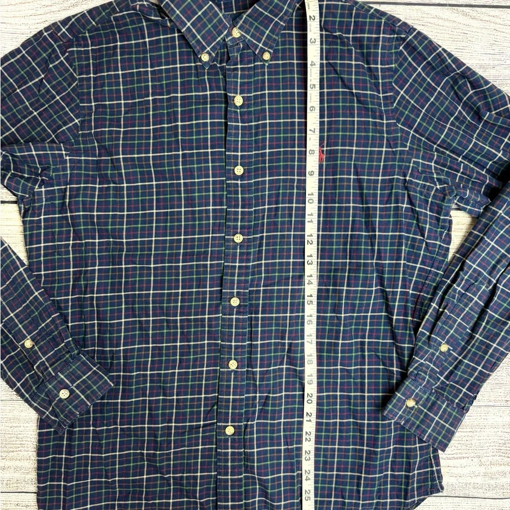 Polo by Ralph Lauren Navy Plaid Button-Down Shirt Men’s Medium